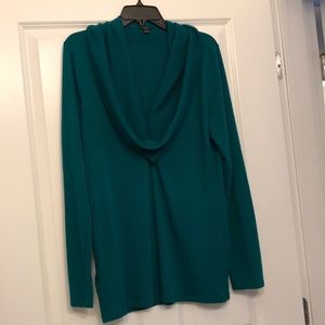 Ann Taylor Cowl V-neck Sweater